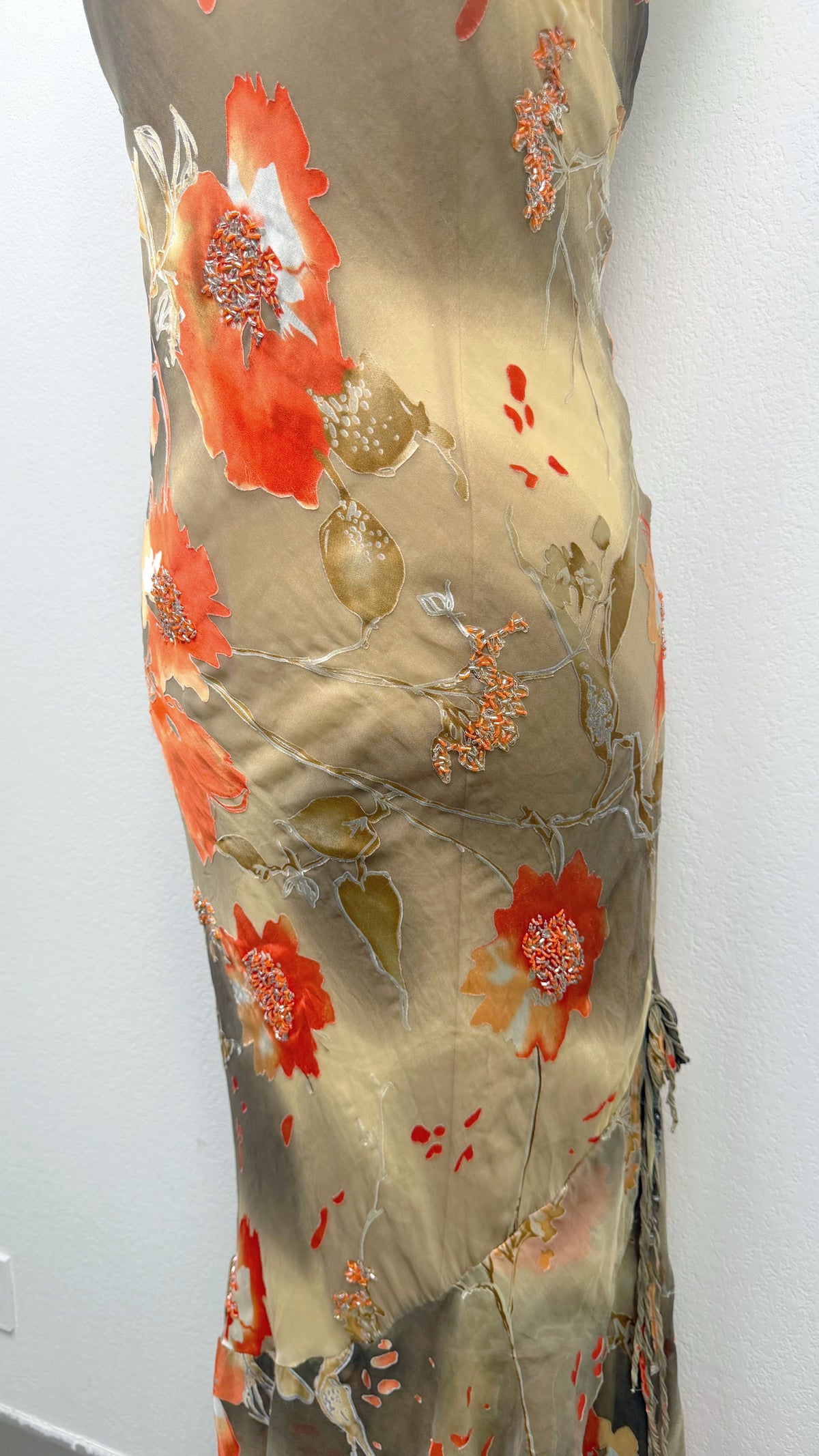 The Ember Garden Silk Dress