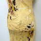 Solara Silk Golden Wildflower Gown