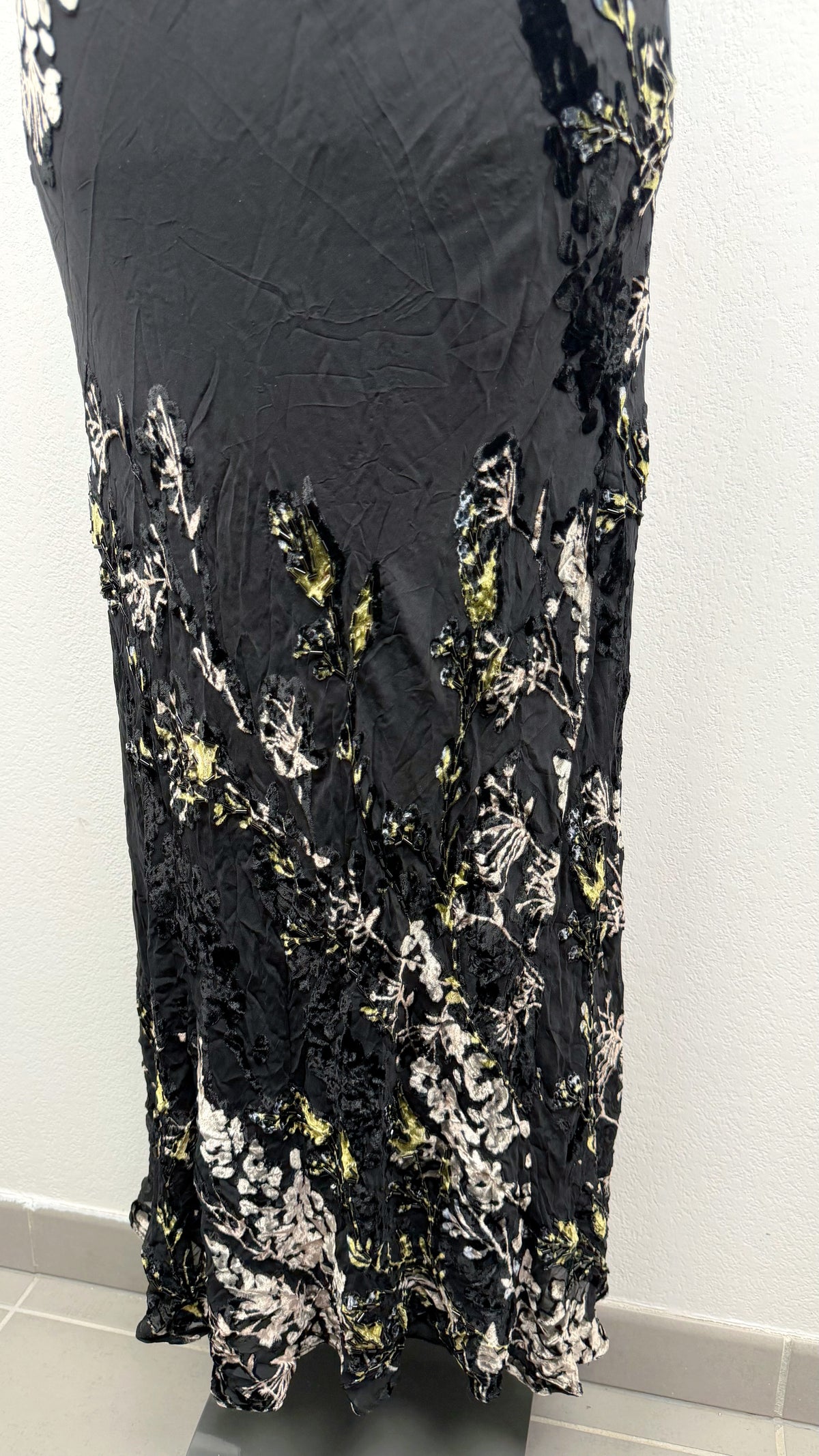 Sue Wong Midnight Enchanted Forest Silk Gown