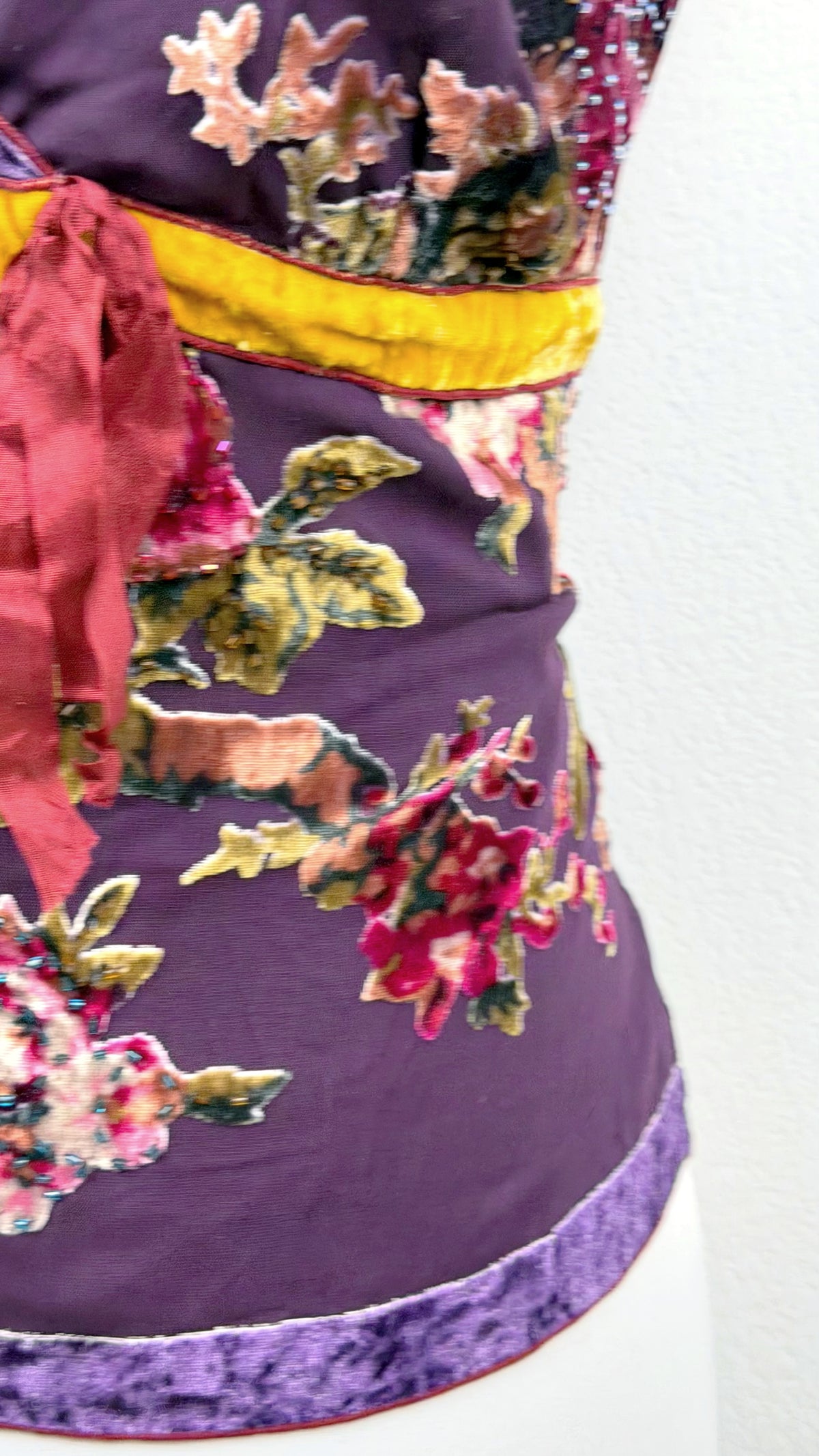 The Midnight Plum Derhy Velvet Fairy Top
