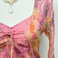 Rare Derhy Pink Secret Garden Dress