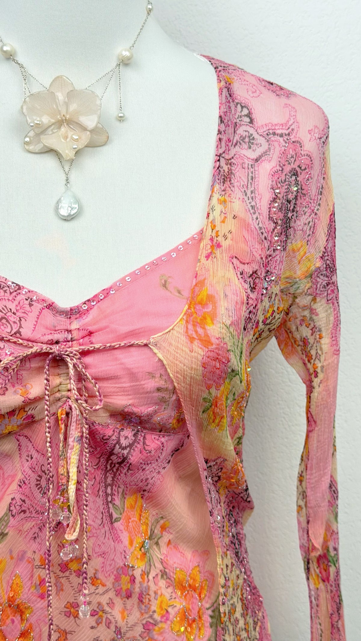 Rare Derhy Pink Secret Garden Dress