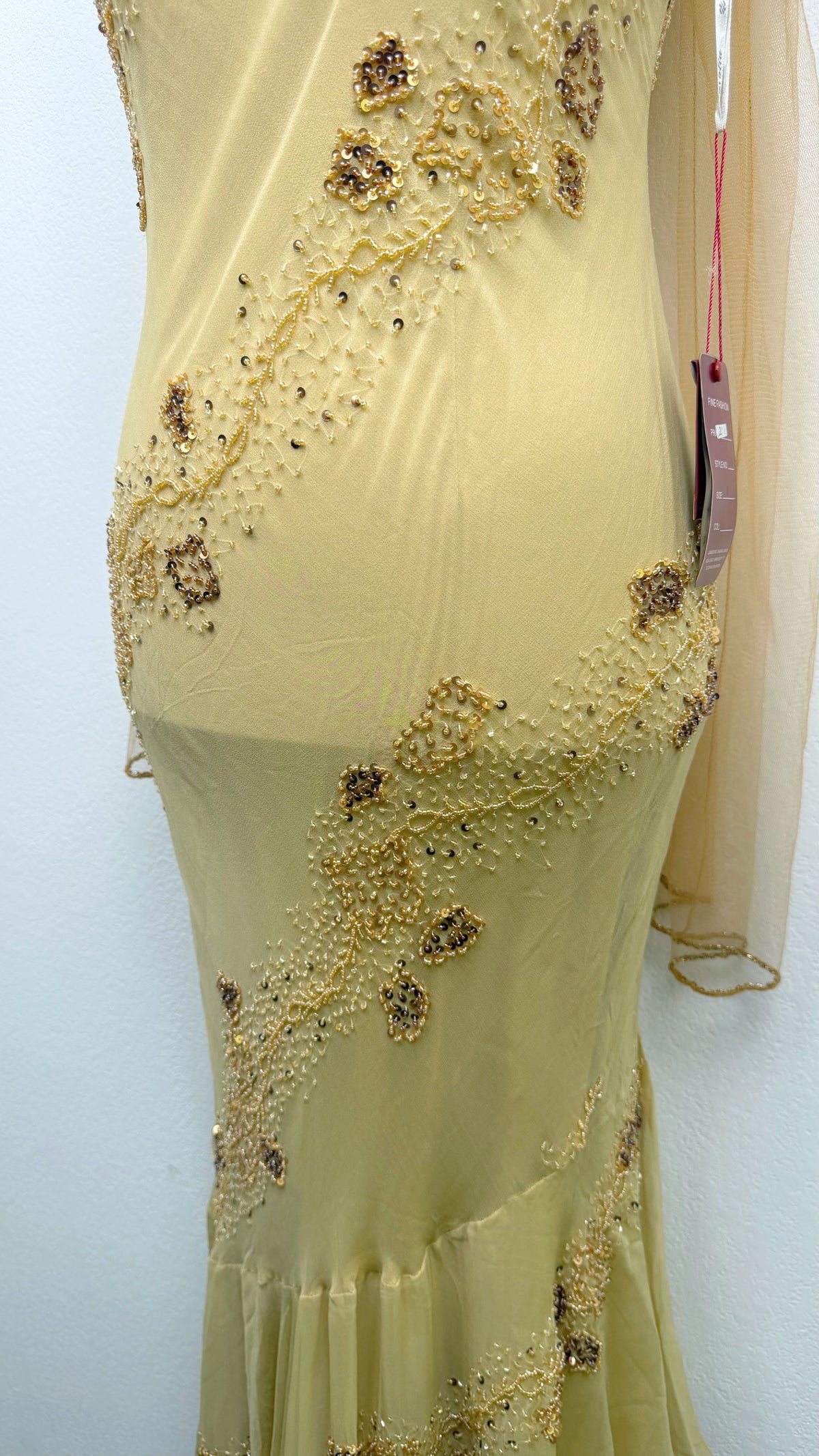 The Golden Fae Silk Dress