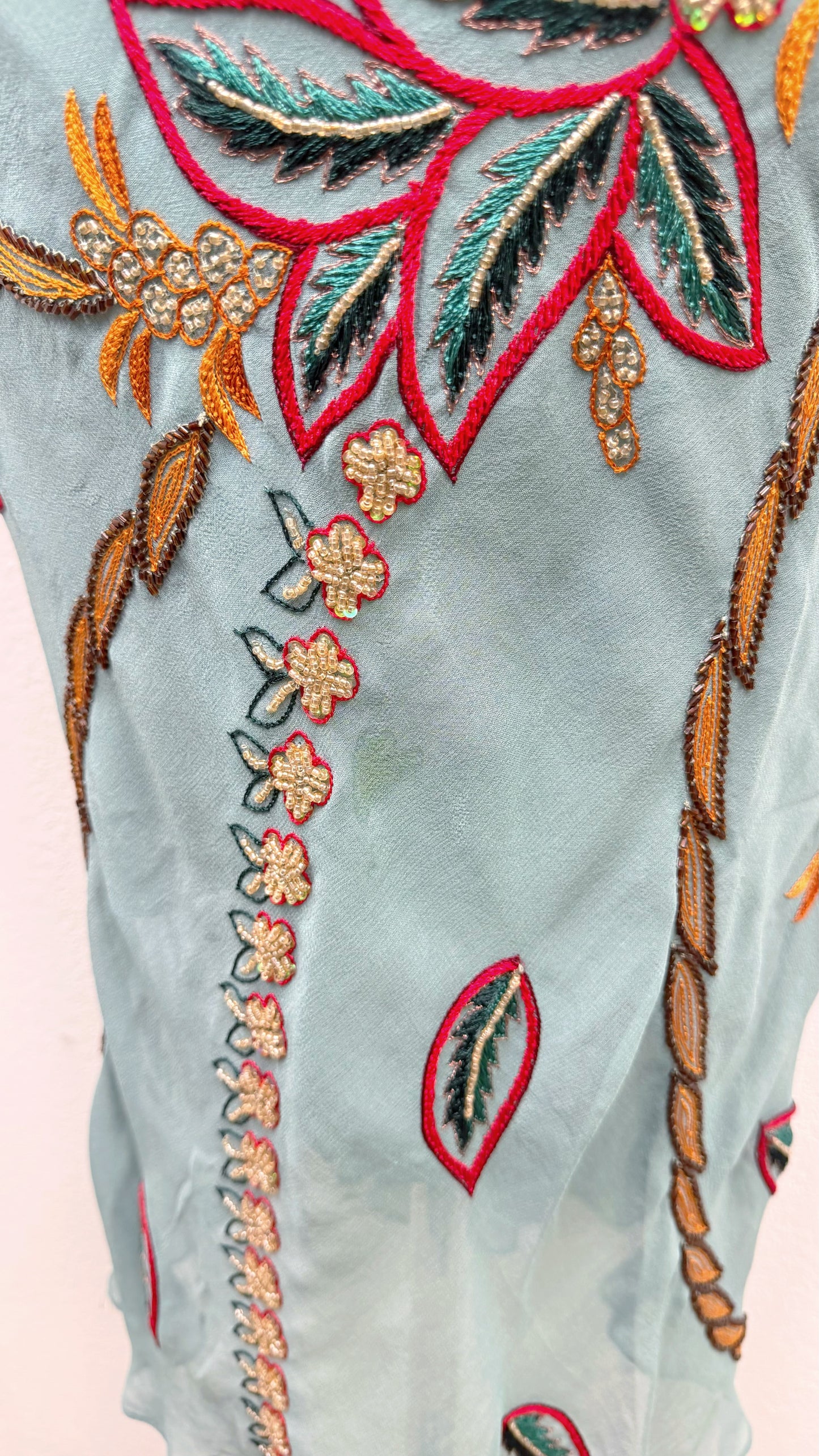 Rare Aftershock Embroidered Silk