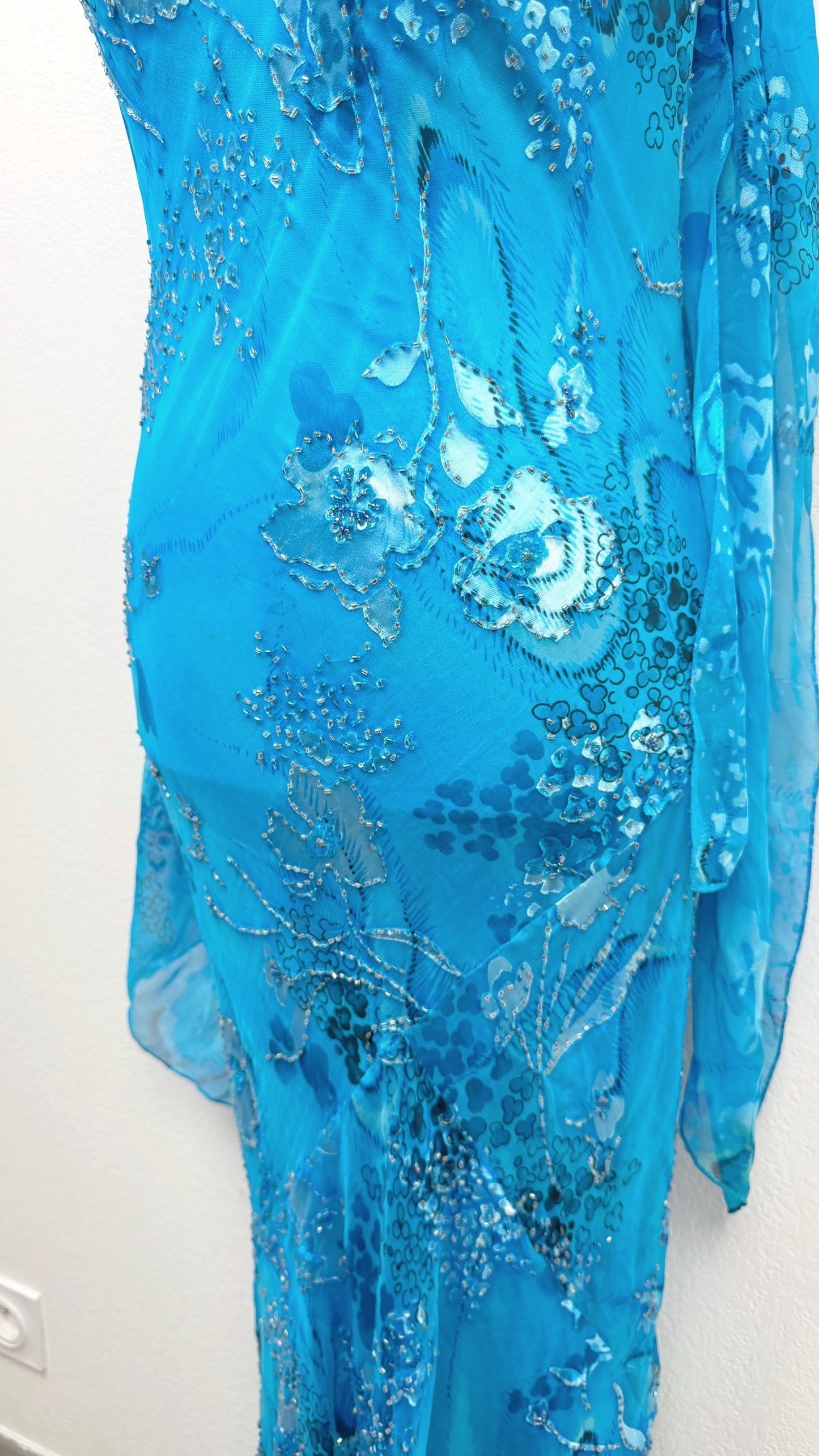 Nerissa Bluebell Silk Dress