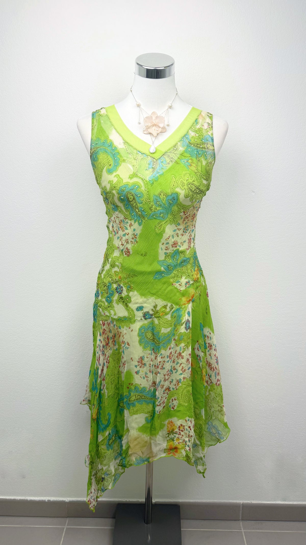 The Derhy Lime Enchantment Dress