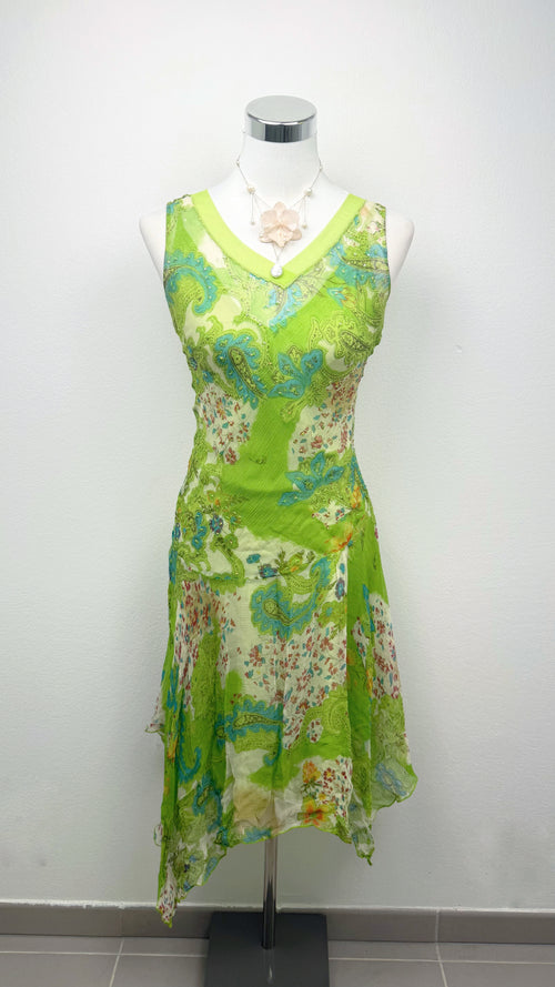 The Derhy Lime Enchantment Dress