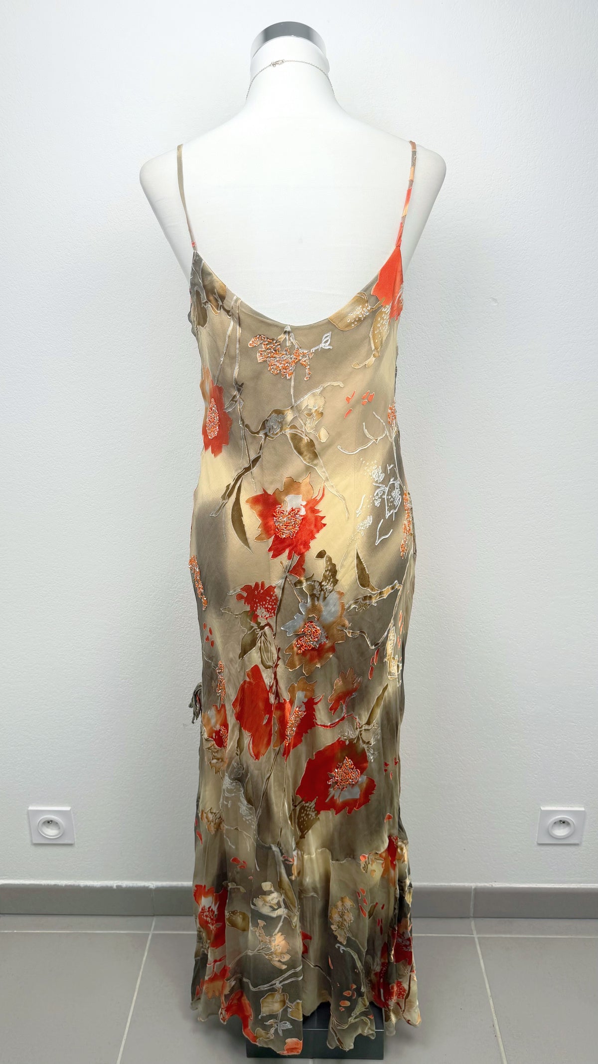 The Ember Garden Silk Dress