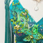 The Emerald Fae Silk Dress