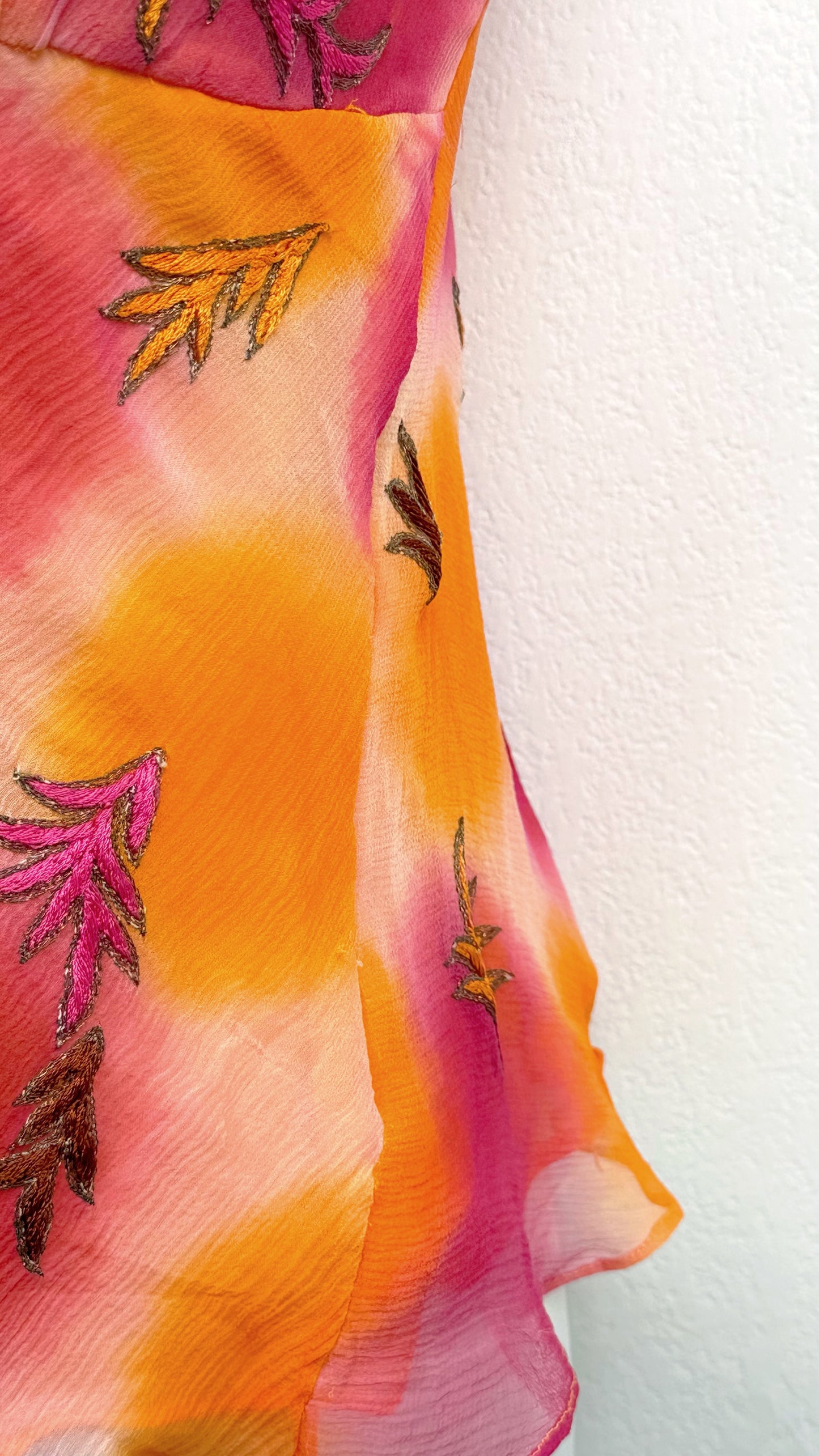 Aftershock Sunset Garden Silk Top
