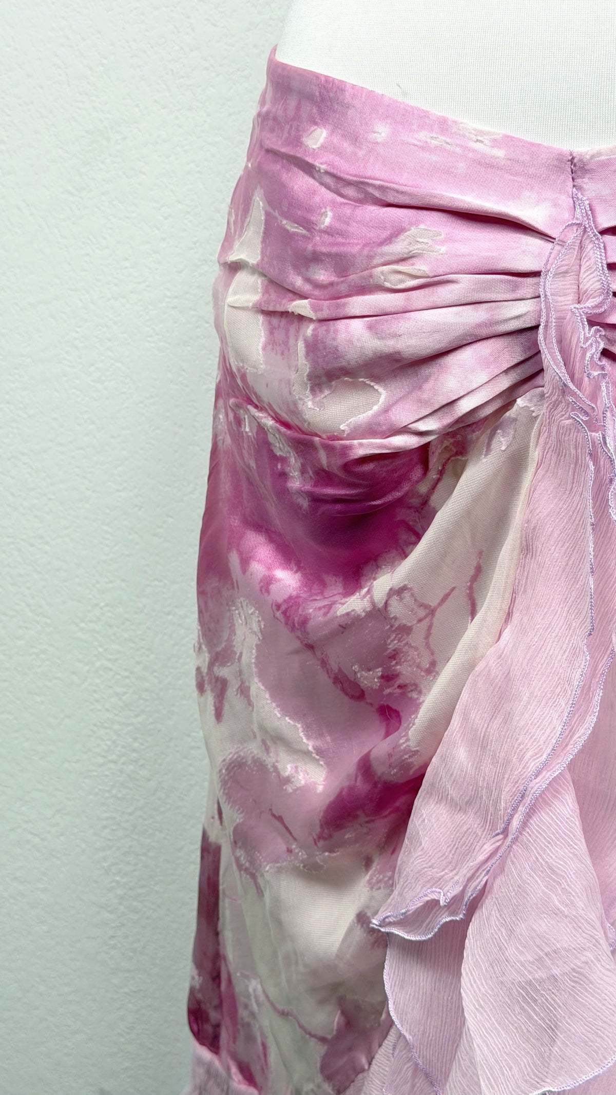 The Pink Ophelia Italian Silk Skirt