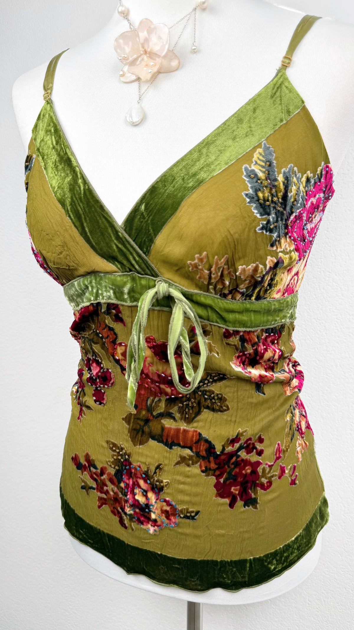 The Enchanted Forest Velvet Fairy Top