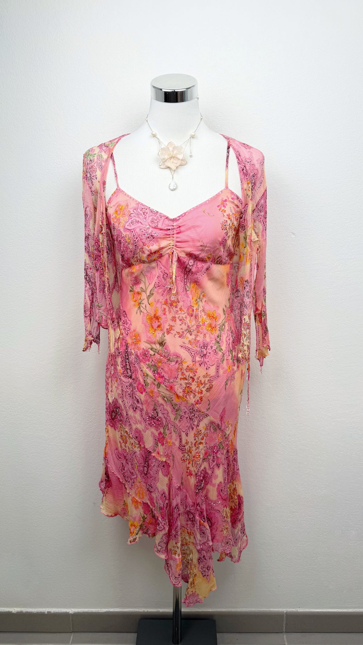 Rare Derhy Pink Secret Garden Dress