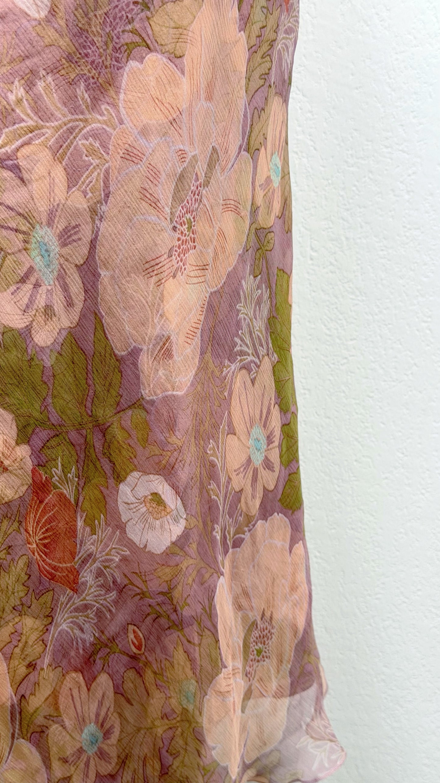 Derhy Enchanted Garden Silk Skirt