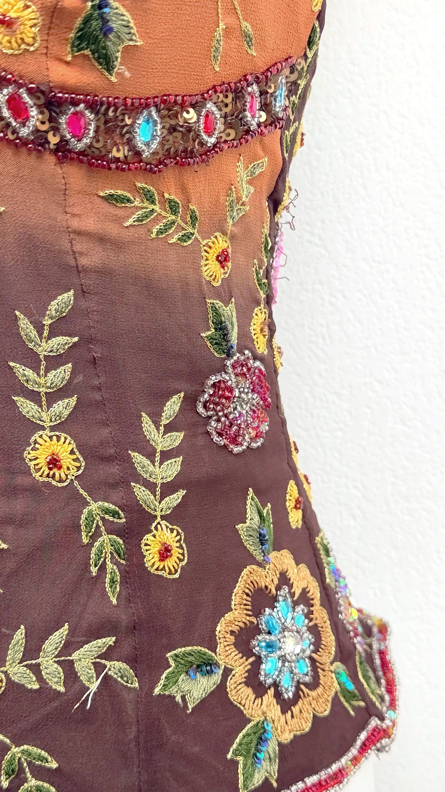 Aftershock Enchanted Garden Silk Corset