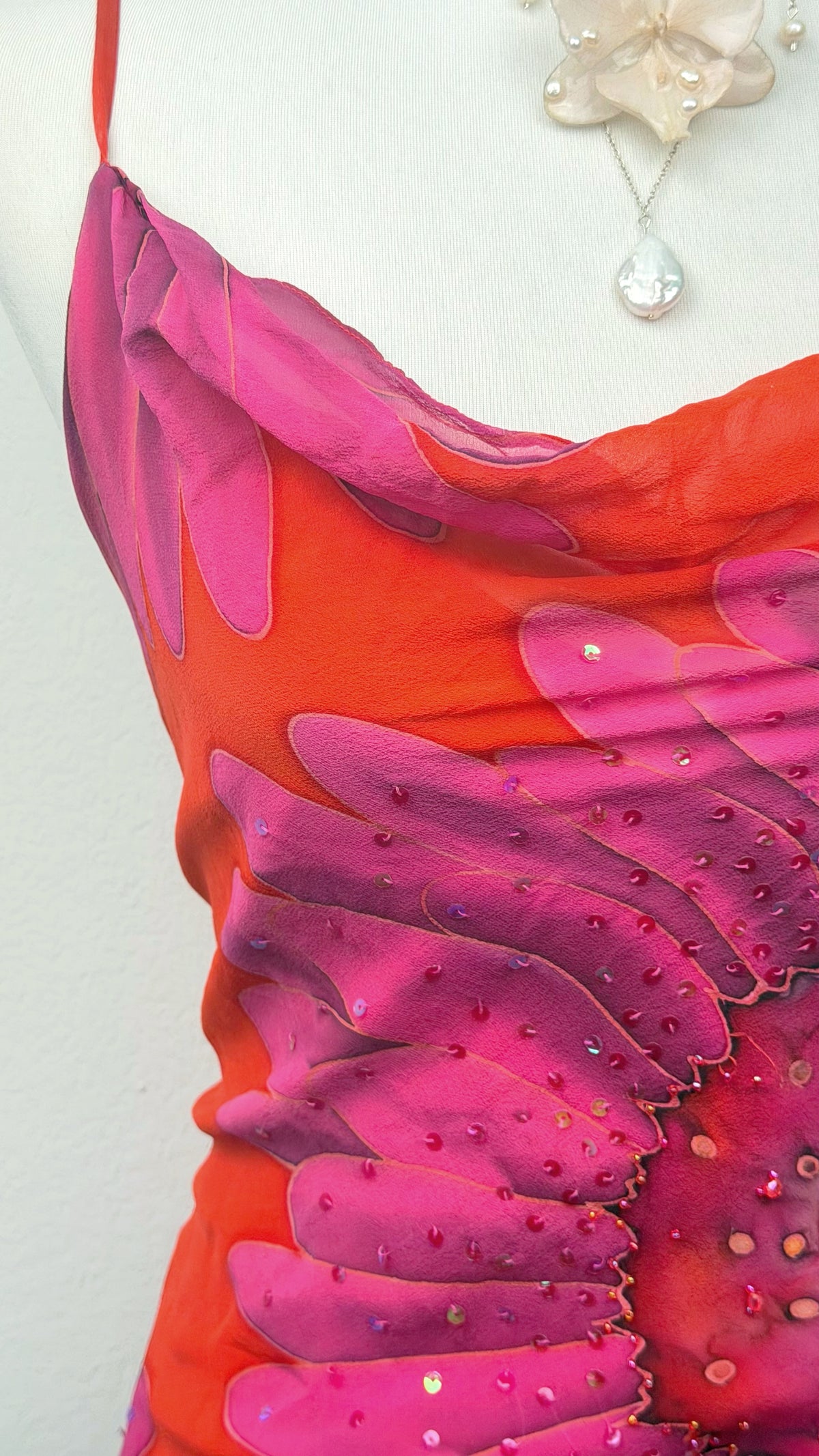 The Dahlia Flame Dress