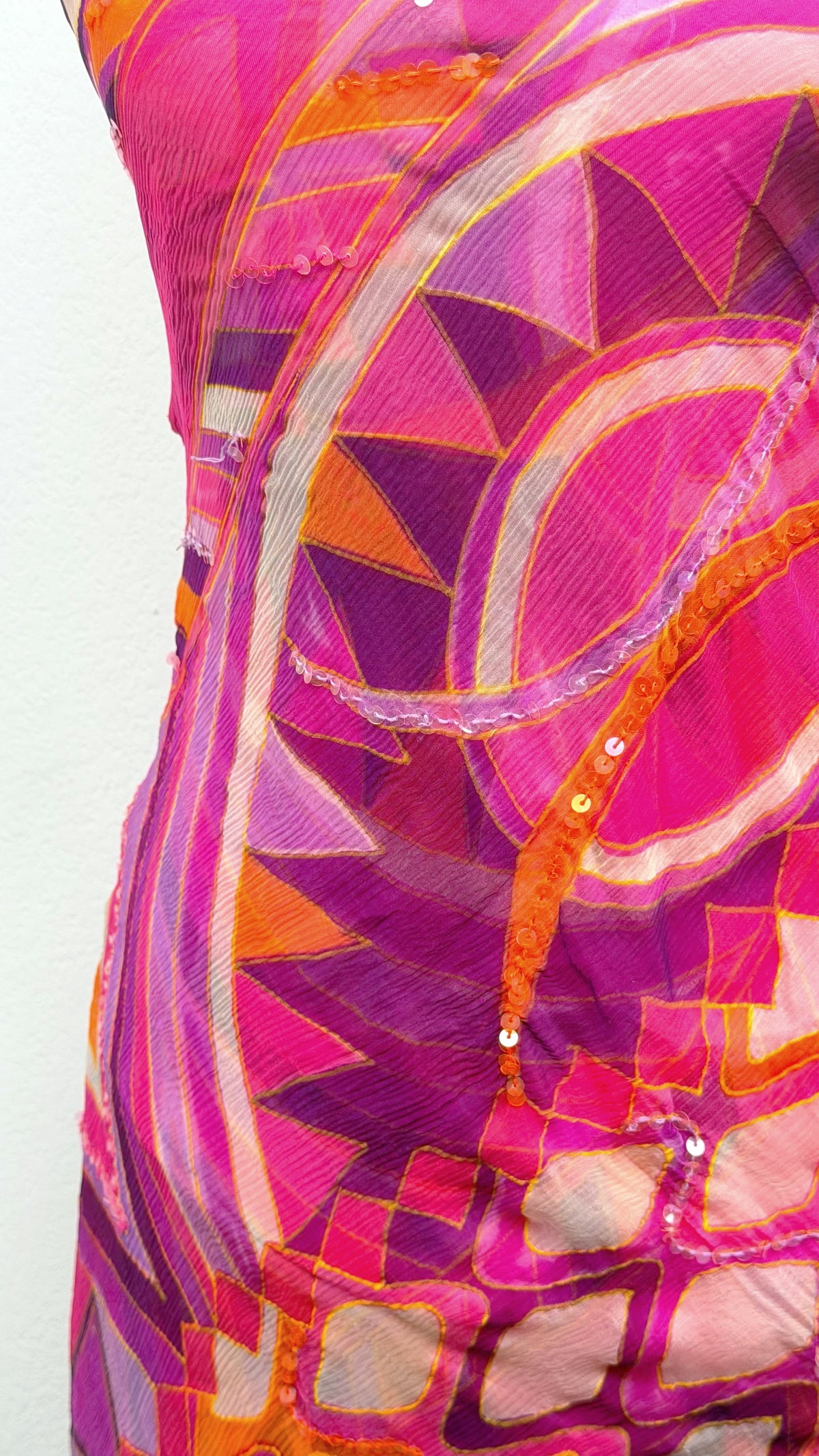 Derhy Pink Kaleidoscope Dress