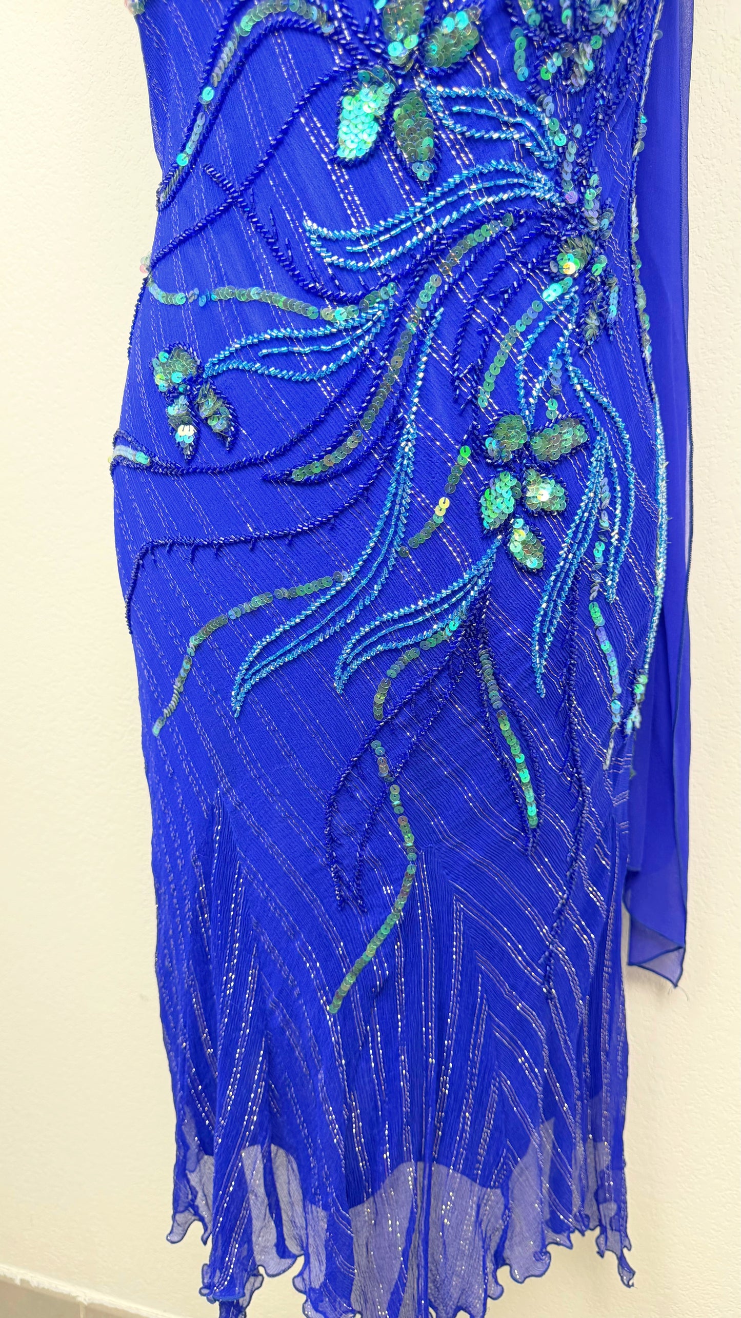 Nyxwing Cobalt Butterfly Silk