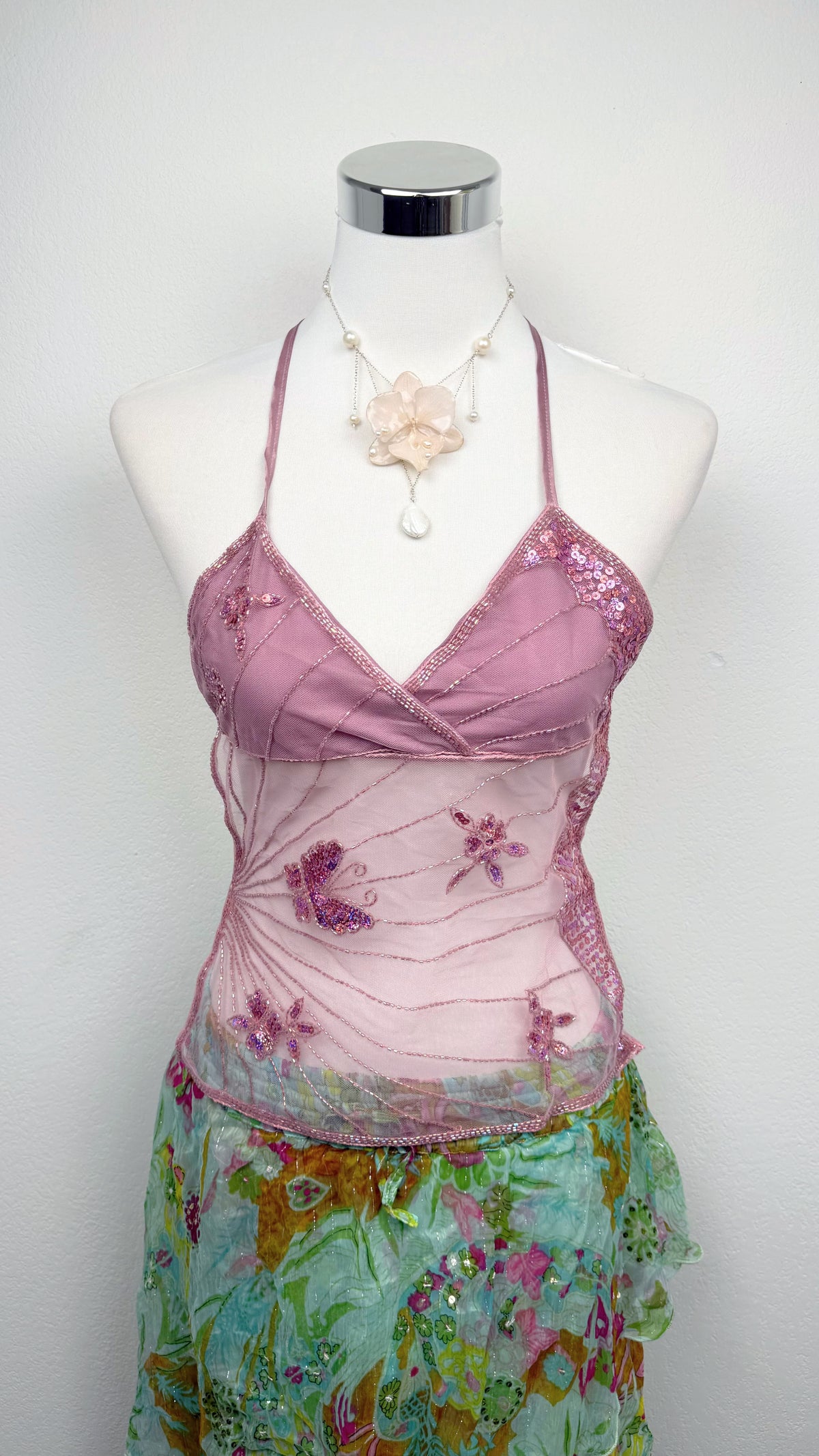 The Mauve Butterfly Fairy Top