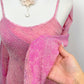 Silk Pink Stardust Gown