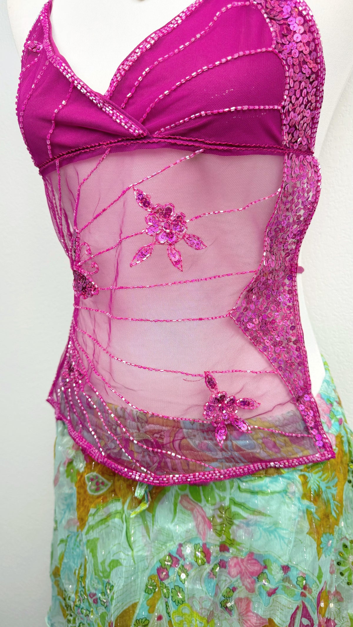 The Fuchsia Butterfly Fairy Top
