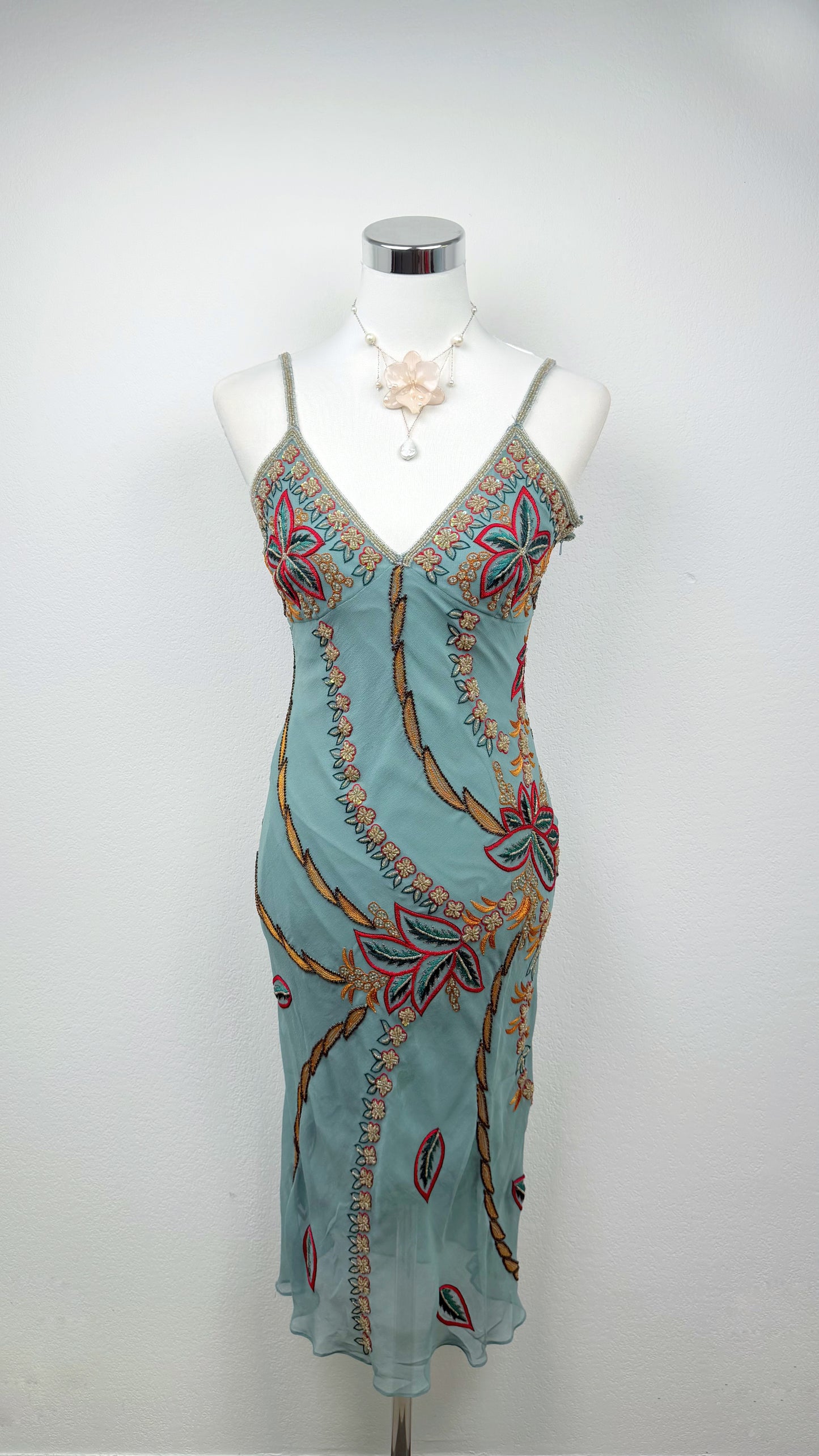 Rare Aftershock Embroidered Silk