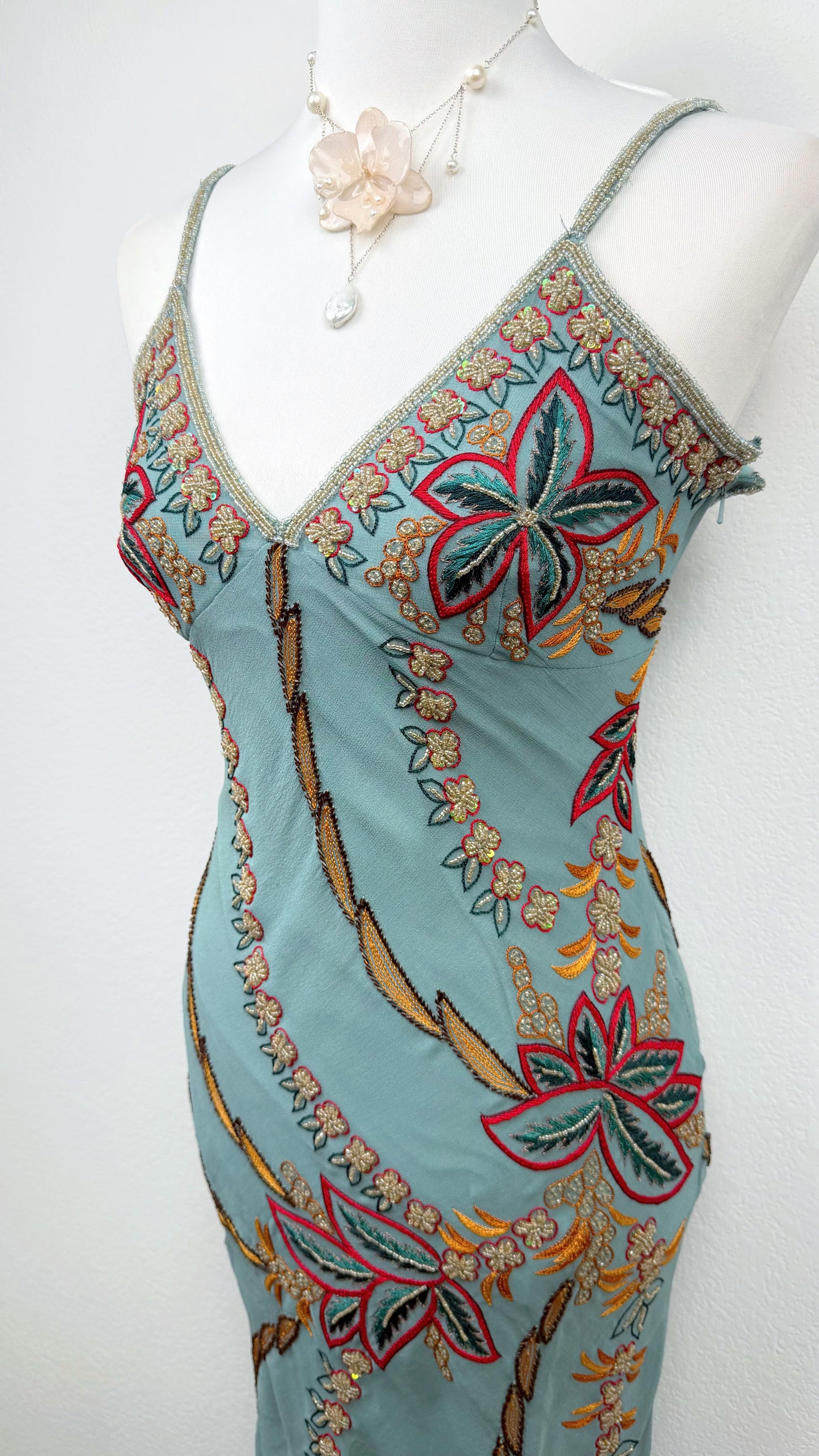 Rare Aftershock Embroidered Silk
