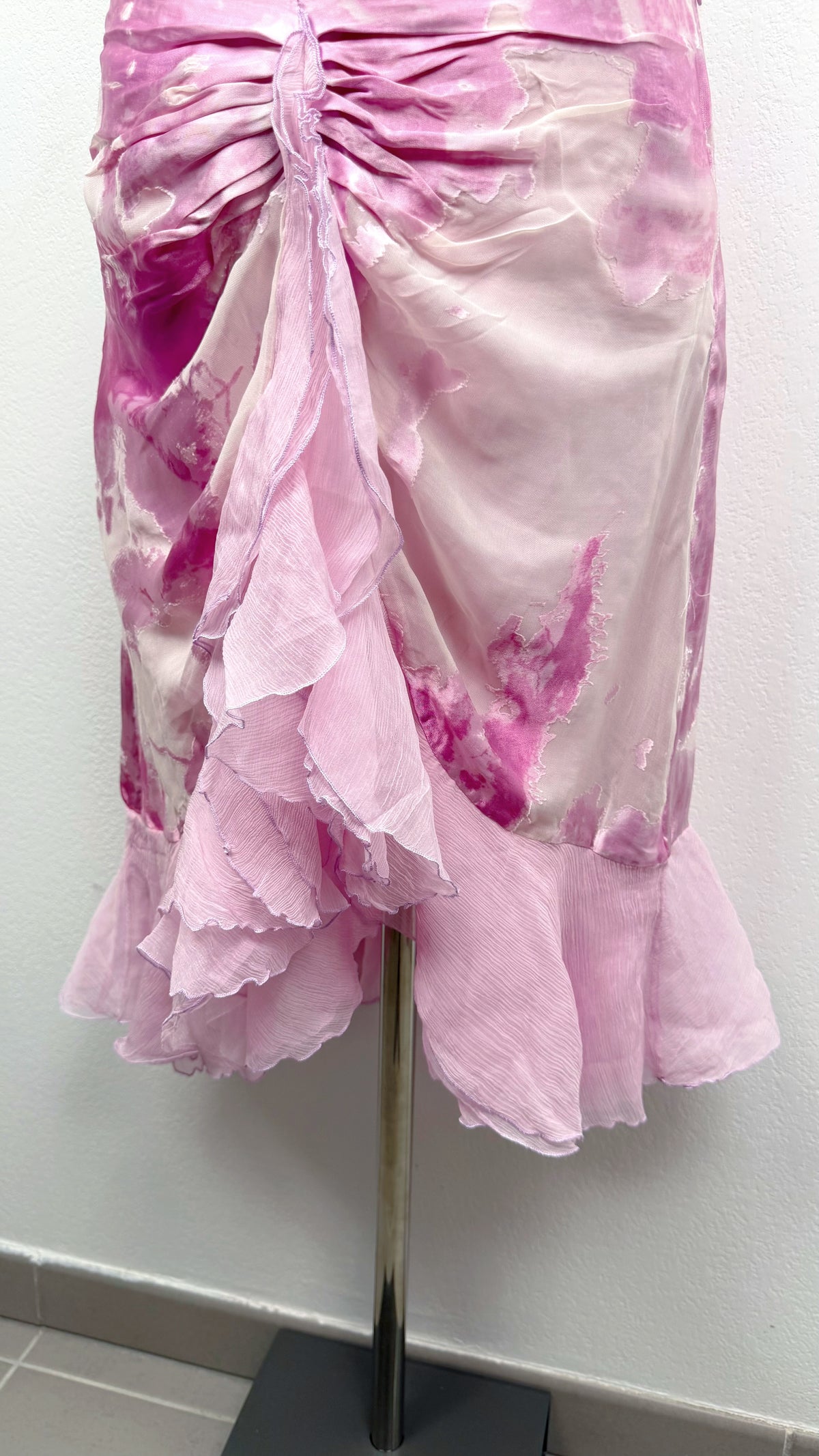The Pink Ophelia Italian Silk Skirt