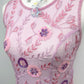 Aftershock Lilac Enchanted Garden Silk Top