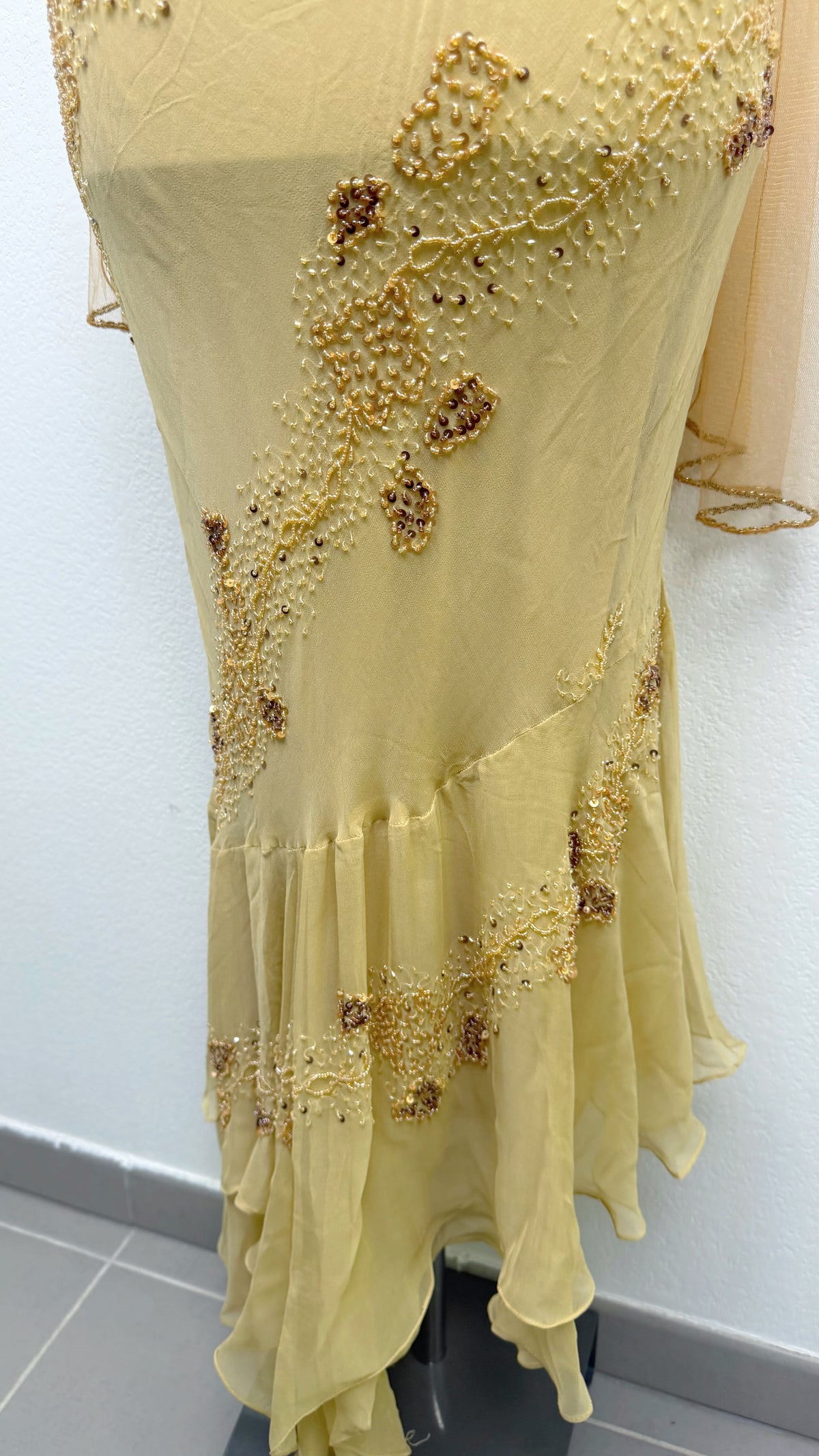 The Golden Fae Silk Dress