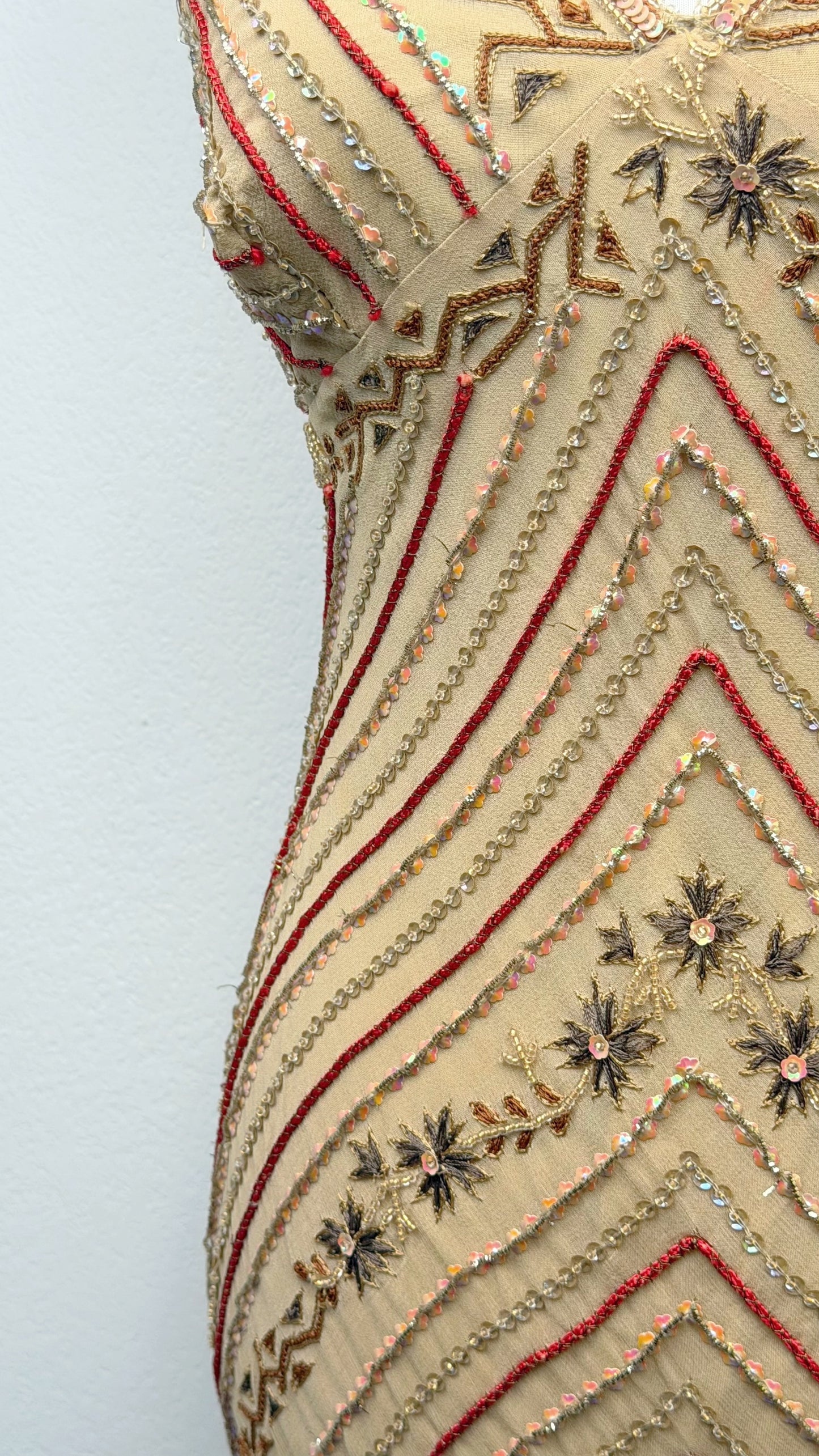 Aftershock Golden Gatsby Dress