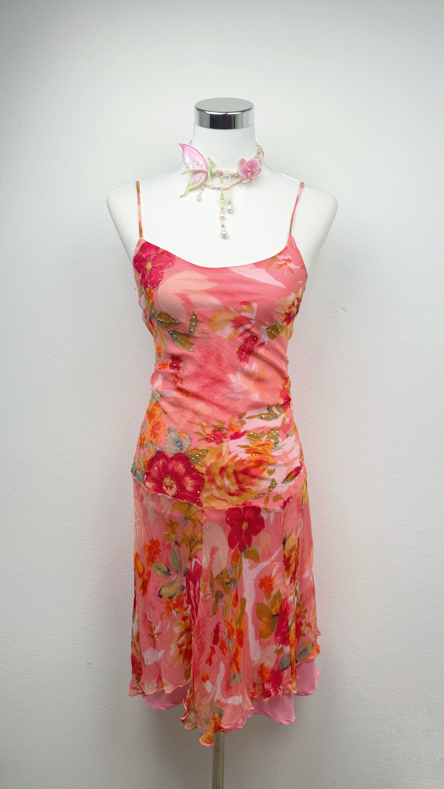 Derhy Rose Petal Fairy Dress