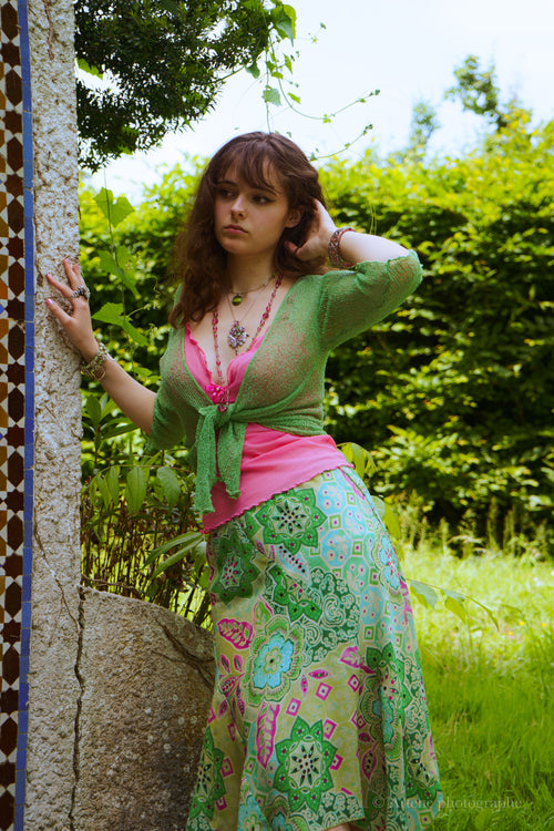 Verdant Mosaic Skirt