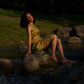 “Sierra” Glitter Cheetah Dress