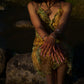 “Sierra” Glitter Cheetah Dress