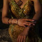 “Sierra” Glitter Cheetah Dress