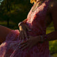 "Isadora" Hand Beaded Pink Dress