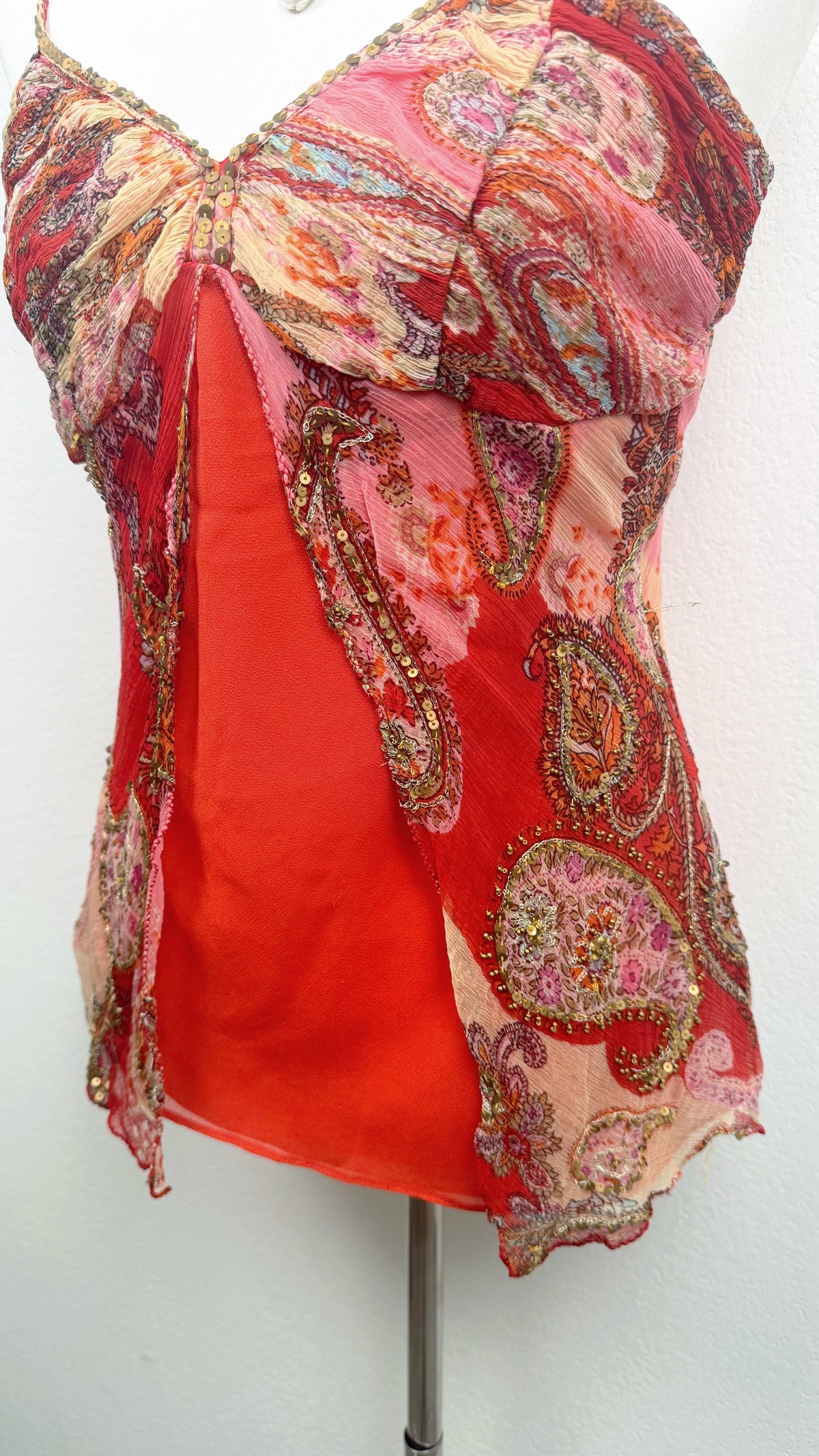 Rare Derhy Rose Mirage Top