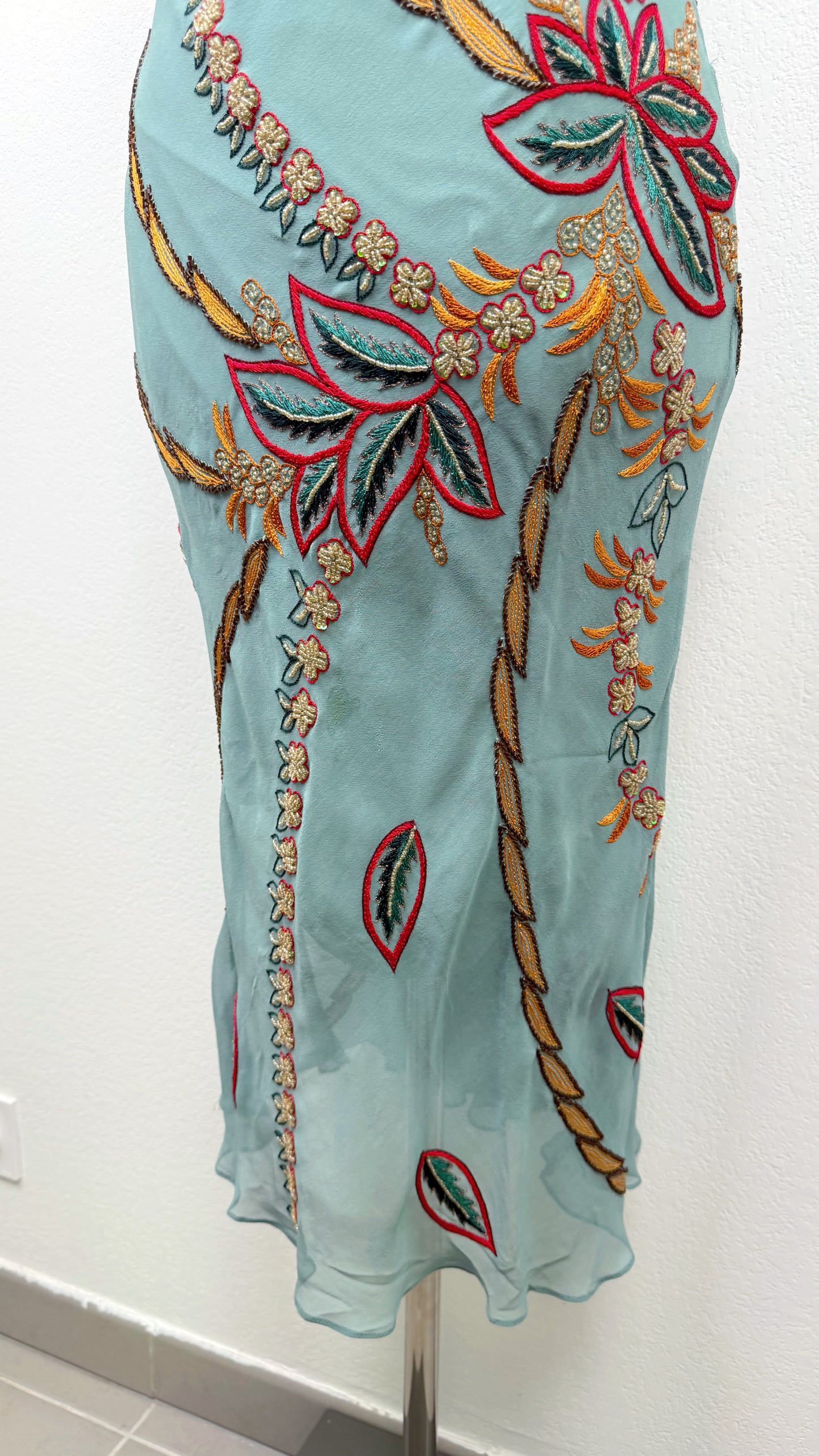 Rare Aftershock Embroidered Silk