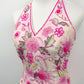 Aftershock Rosé Bloom Silk Halter Top
