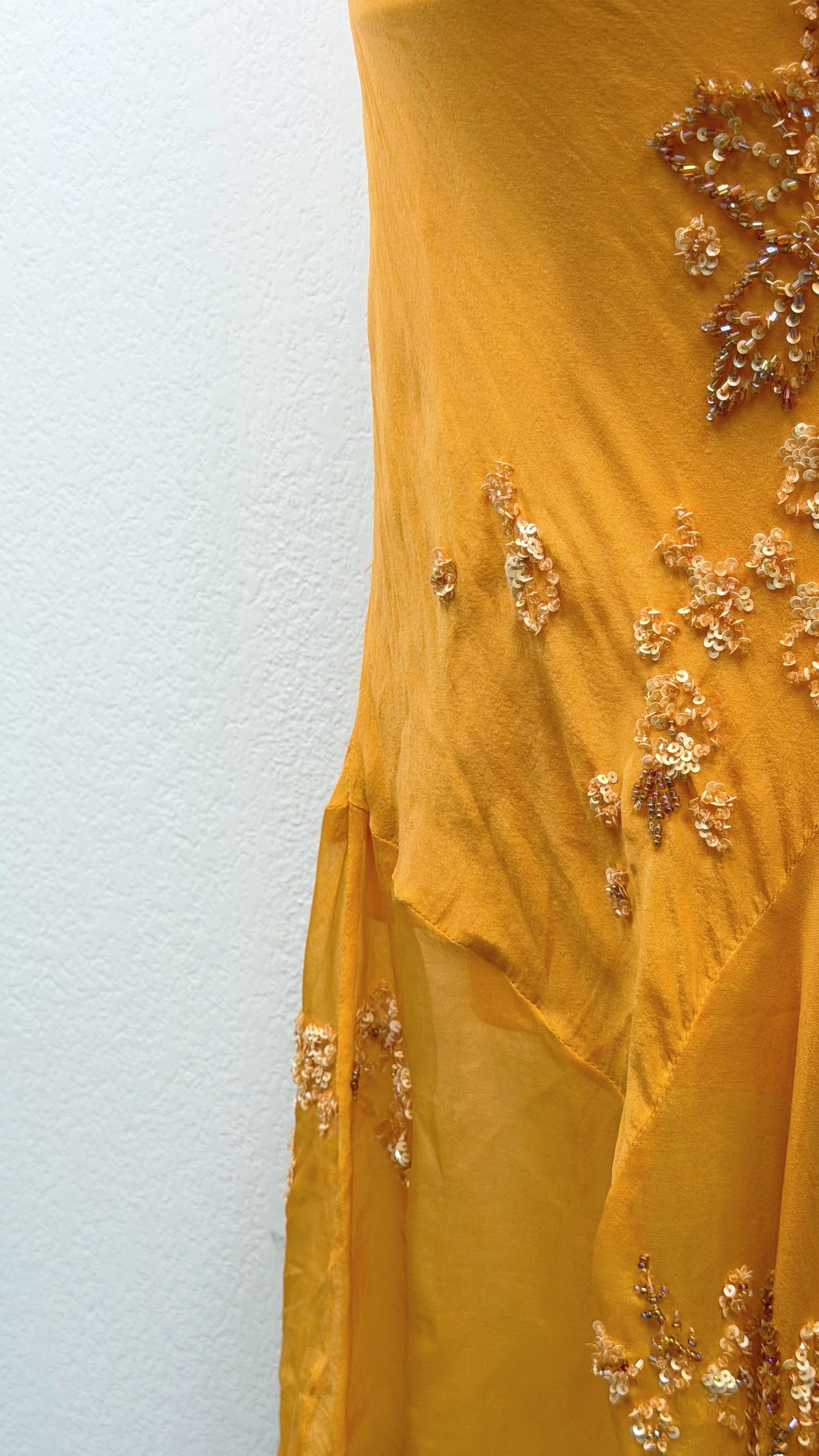Golden Hour Silk Dress