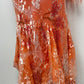 The Coral Blossom Silk Gown