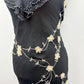 The Midnight Moonflower Silk Dress