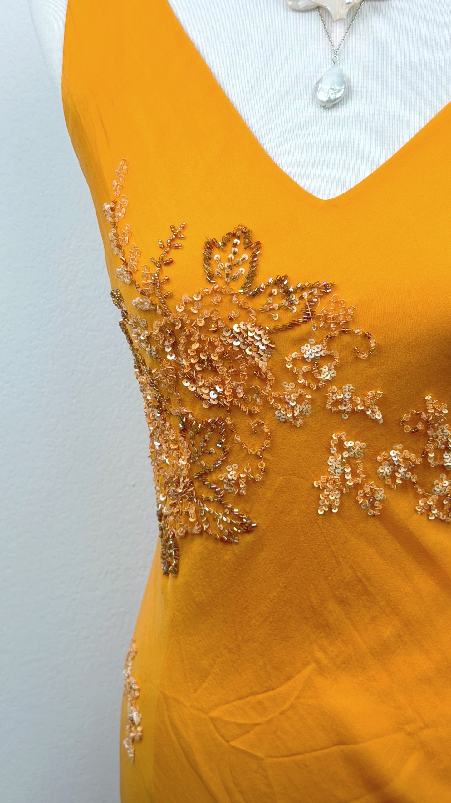 Golden Hour Silk Dress