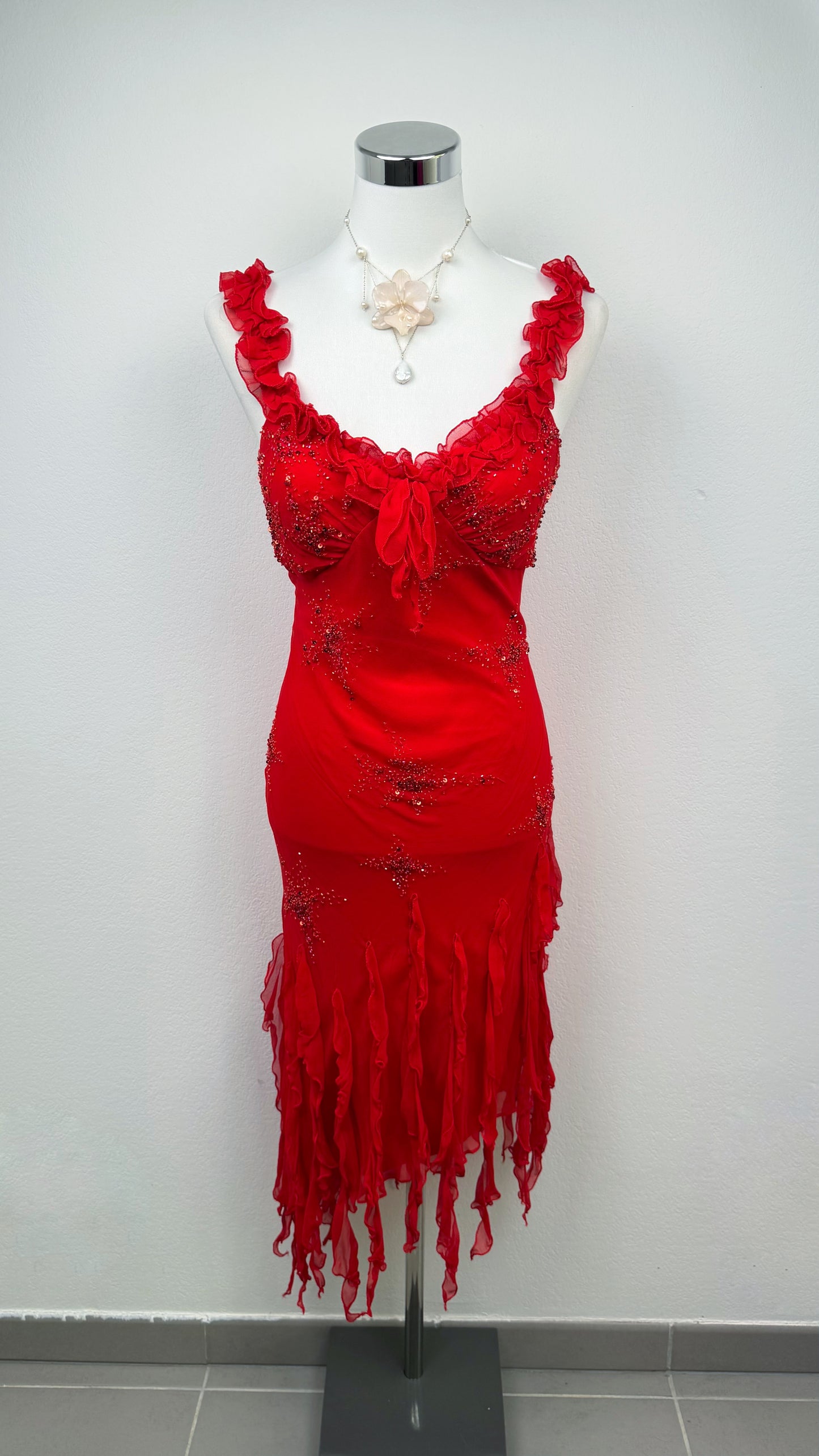 Carmen Rouge Couture Dress