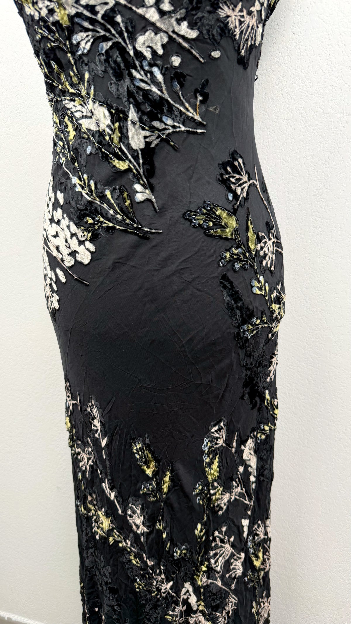 Sue Wong Midnight Enchanted Forest Silk Gown