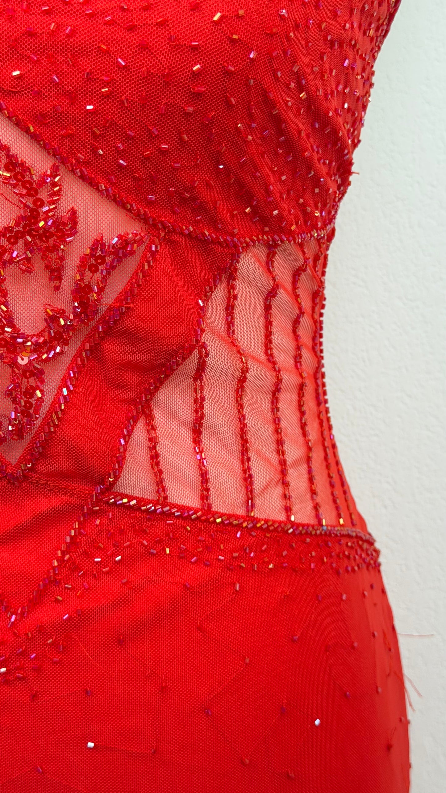 Scarlet Siren Beaded Gown