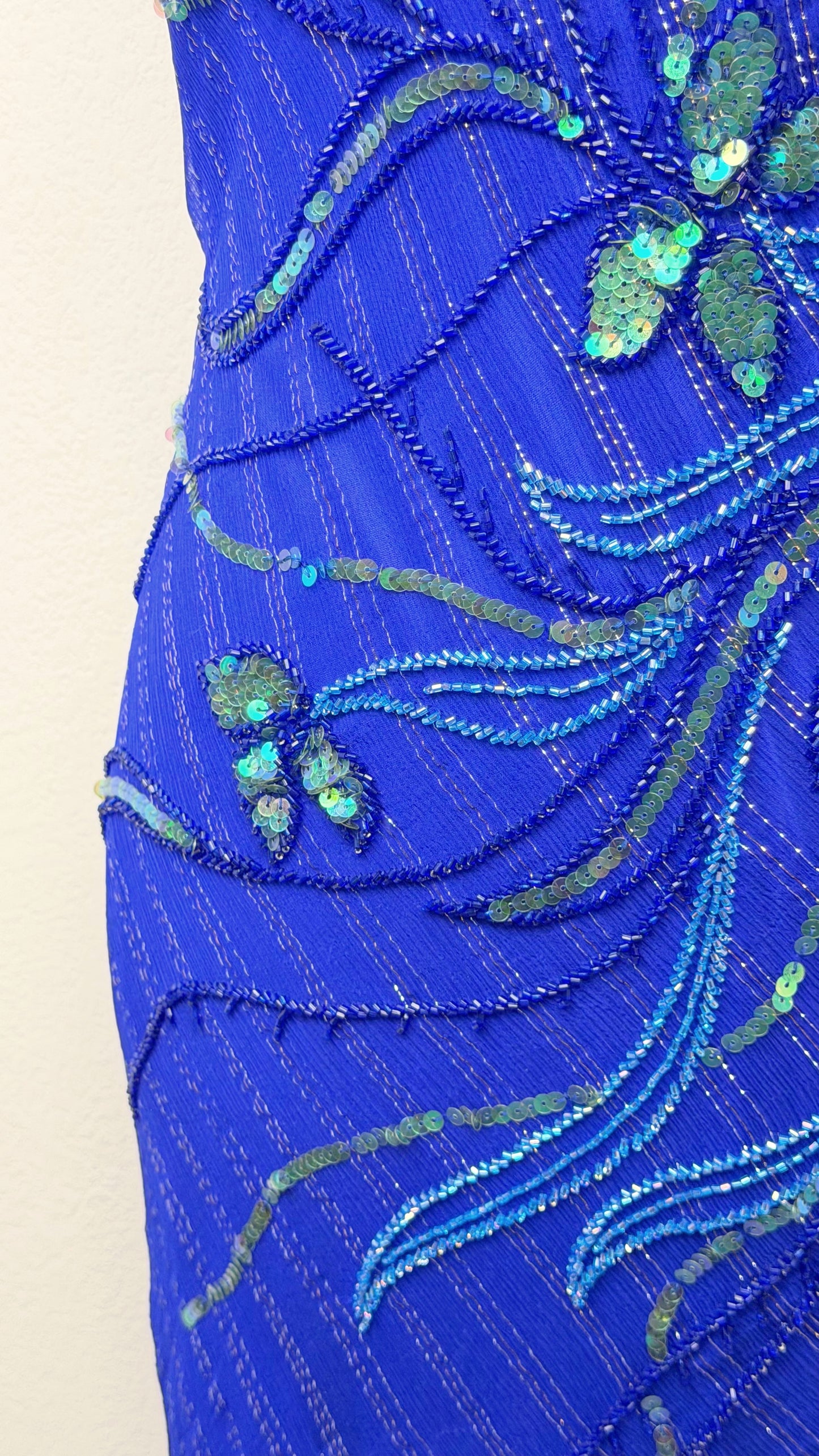 Nyxwing Cobalt Butterfly Silk
