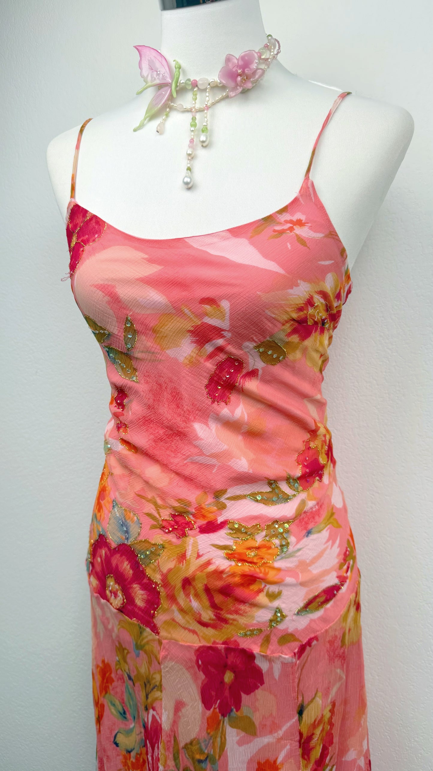 Derhy Rose Petal Fairy Dress