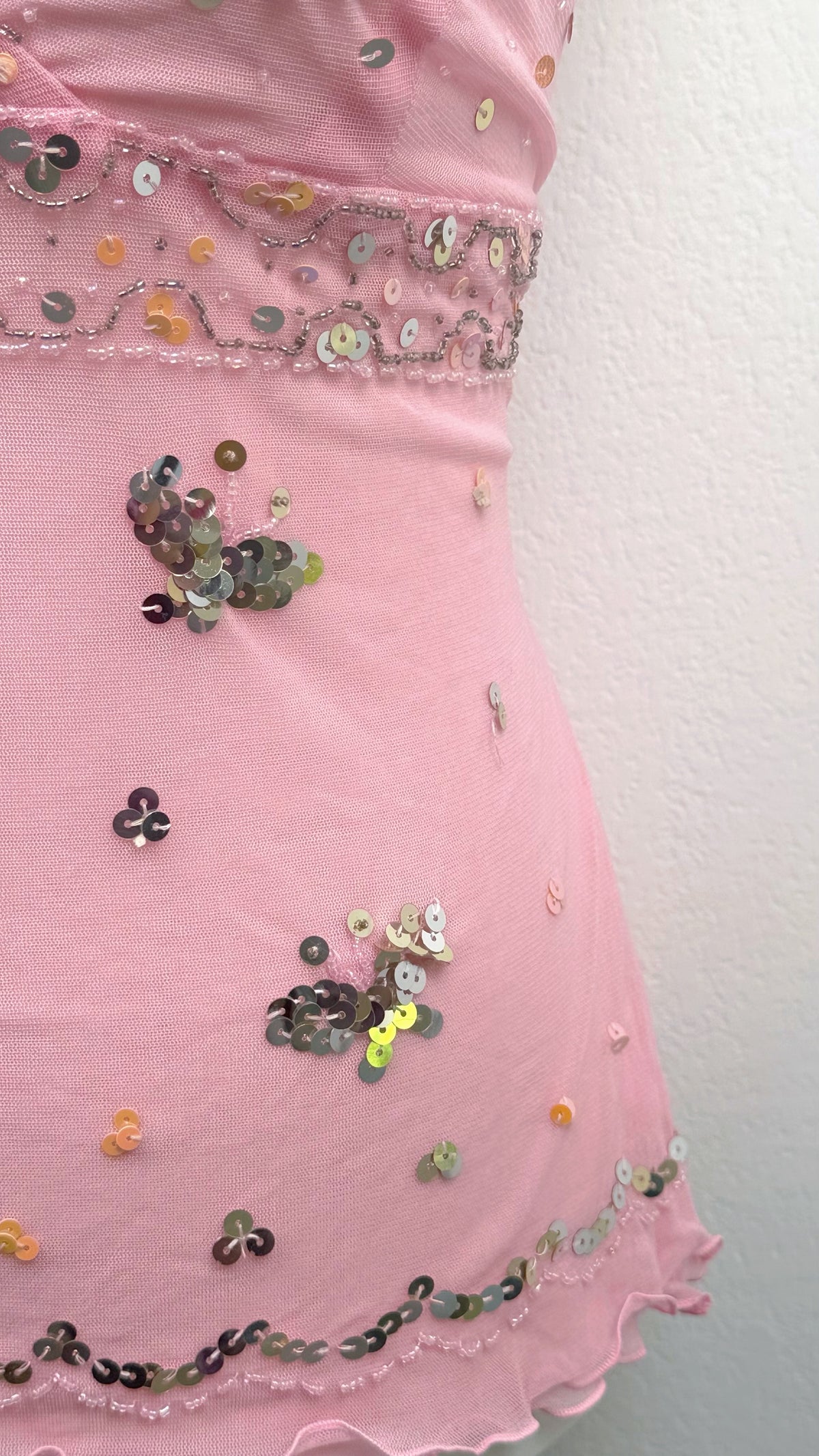 Pink Pixie Sequin Top